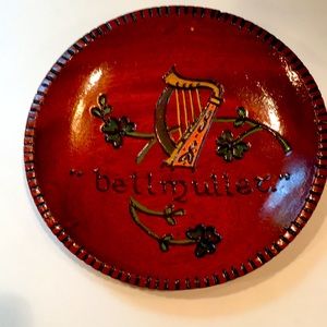Irish plate (wood) from Bellmullet, Ireland
